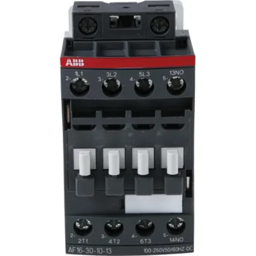 ABB AF16 AF Contactor, 230 V ac Coil, 3-Pole, 30 A, 7.5 kW, 3NO, 690 V ac - 1SBL177001R1310  AF16-30-10-13 product image