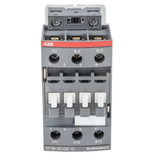 ABB AF38 AF Contactor, 230 V dc Coil, 3-Pole, 24 A, 18.5 kW, 3NO, 690 V ac - 1SBL297001R1300  AF38-30-00-13 product image