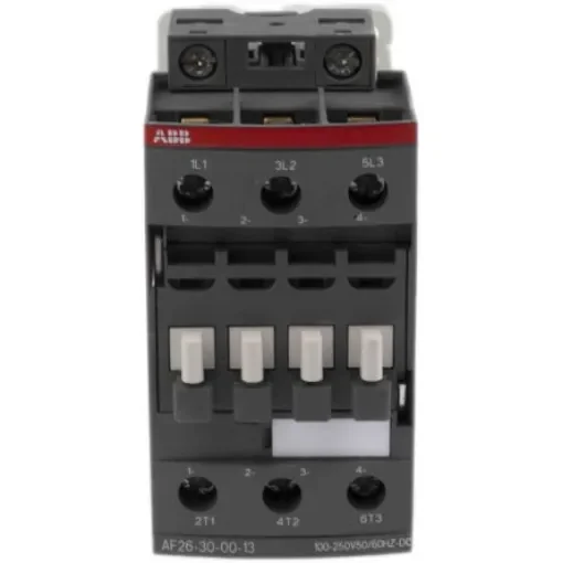 ABB AF26 AF Contactor, 230 V ac Coil, 3-Pole, 45 A, 11 kW, 3NO, 690 V ac - 1SBL237001R1300  AF26-30-00-13 product image