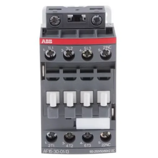 ABB AF16-30-01-13 AF Contactor, 230 V ac Coil, 3-Pole, 10.5 A, 7.5 kW, 3NO, 690 V ac - 1SBL177001R1301  AF16-30-01-13 product image