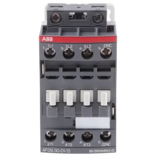 ABB AF09-30-01-13 AF Contactor, 230 V ac Coil, 3-Pole, 9 A, 4 kW, 3NO, 690 V ac - 1SBL137001R1301  AF09-30-01-13 product image