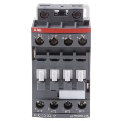 ABB AF16-40-00-12 AF Contactor, 110 V ac/dc Coil, 4-Pole, 30 A, 7.5 kW, 4NO, 690 V ac - 1SBL177201R1200  AF16-40-00-12 product image