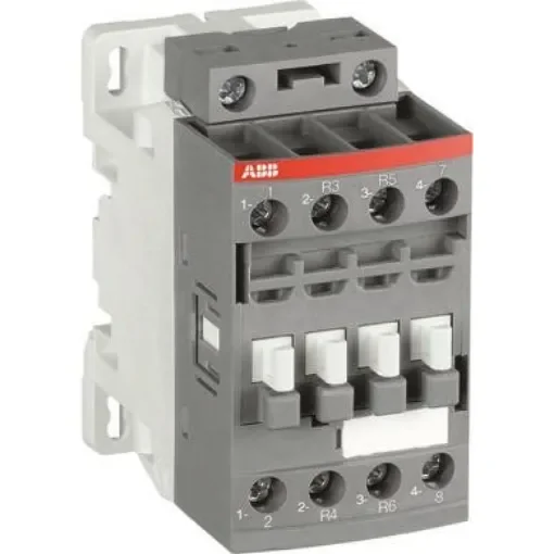 ABB AF09 AF Contactor, 24 V ac/dc Coil, 4-Pole, 25 A, 4 kW, 2NO + 2NC, 690 V ac - 1SBL136501R2100  AF09Z-22-00-21 product image