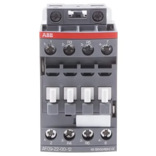 ABB AF09 AF Contactor, 110 V ac/dc Coil, 4-Pole, 25 A, 4 kW, 2NO + 2NC, 690 V ac - 1SBL137501R1200  AF09-22-00-12 product image