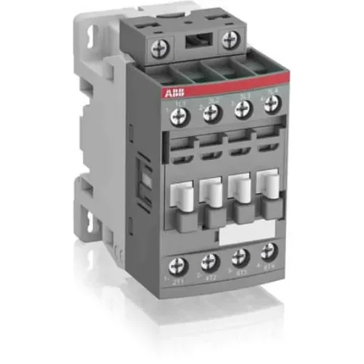 ABB AF16 AF Contactor, 12 V dc Coil, 4-Pole, 30 A, 7.5 kW, 4NO, 690 V ac - 1SBL176201R2000  AF16Z-40-00-20 product image