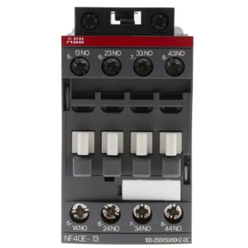 ABB AF Range NF Contactor Relay, 230 V ac/dc Coil, 4-Pole, 6 A, 4NO, 690 V ac - 1SBH137001R1340  NF40E-13 product image