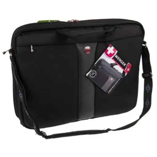 Wenger Legacy 17in  Laptop Briefcase, Black - 600654 product image