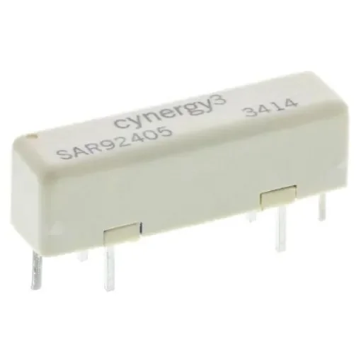 Sensata Cynergy3 PCB Mount Reed Relay, 24V dc Coil, SPST, 20V dc Max, 0.5 A Max, 1000O - SAR92405 product image