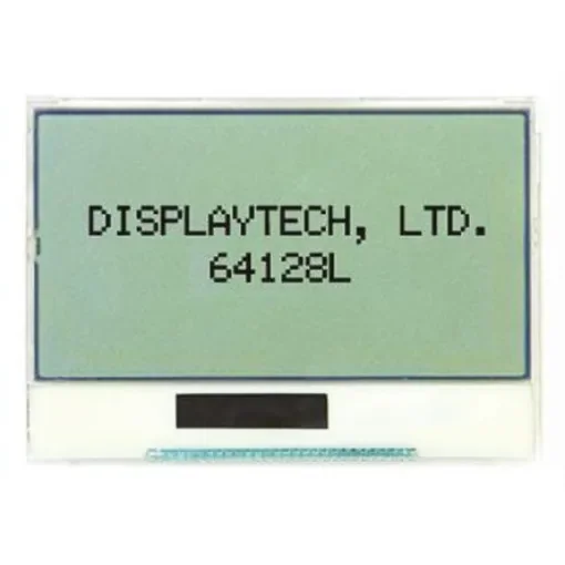 Displaytech 64128L FC BW-3 Graphic LCD Display, White on Black, Transflective product image