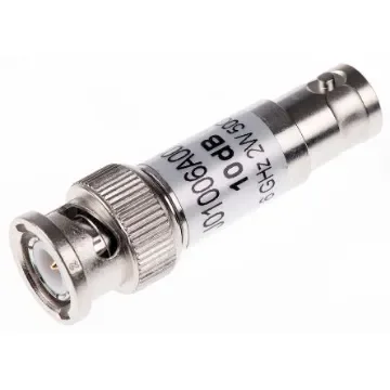 Telegartner 50 O, 75 O RF Attenuator BNC Connector BNC Plug to BNC Socket 10dB, Operating Frequency 6GHz - J01006A0024 product image