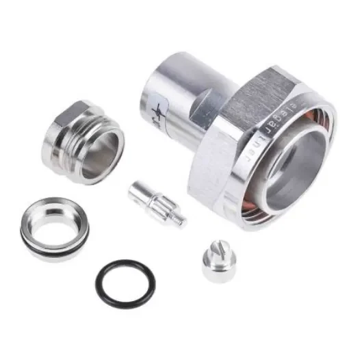 Telegartner, Plug 7/16 Connector, 50O, Solder Termination, Straight Body - J01120A0101 product image