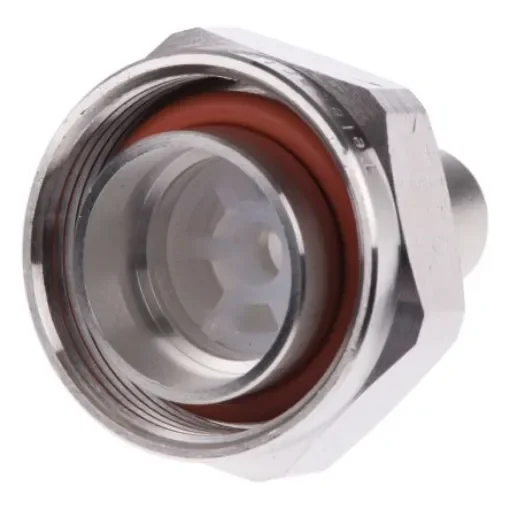 Telegartner, Plug Cable Mount 7/16 Connector, 50O, Crimp Termination, Straight Body - J01120B0090 product image