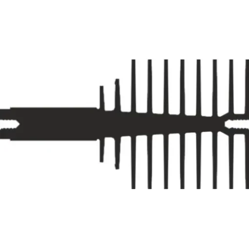AAVID THERMALLOY Heatsink, 1.55K/W, 150 x 40 x 75mm, Clip - 0S517/150/B product image