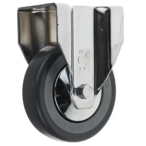 RS PRO Fixed Castor Wheel, 50kg Capacity, 80mm Wheel - 7124853 product image