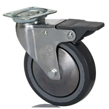 RS PRO Braked Swivel Castor Wheel, 60kg Capacity, 100mm Wheel - 7124872 product image