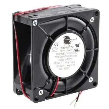 COMAIR ROTRON Whiffet Series Centrifugal Fan, 12 V dc, 15cfm, DC Operation, 80 x 80 x 32mm - WT12B3 19031101A product image