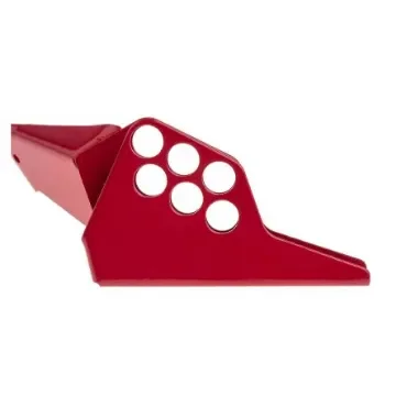 Brady Red 1-Lock Steel Ball Valve Lockout, 9.53mm Shackle, 25mm Attachment - BALL VALVE LOCKOUT DEVICE 3/8 INCH product image