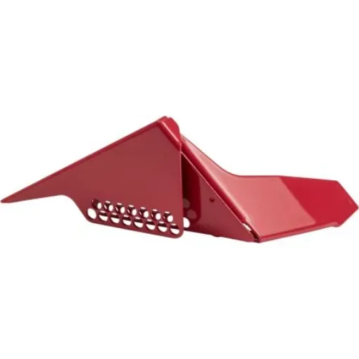 Brady Red 1-Lock Steel Ball Valve Lockout, 7.14mm Shackle, 76mm Attachment - BALL VALVE LO - LRG 9/32" STEEL product image