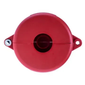 Brady Red 1-Lock Polypropylene Gate Valve Lockout, 9.53mm Shackle, 127mm Attachment - GATE VALVE LOCKOUTS GVLO 2.5-5 RED product image