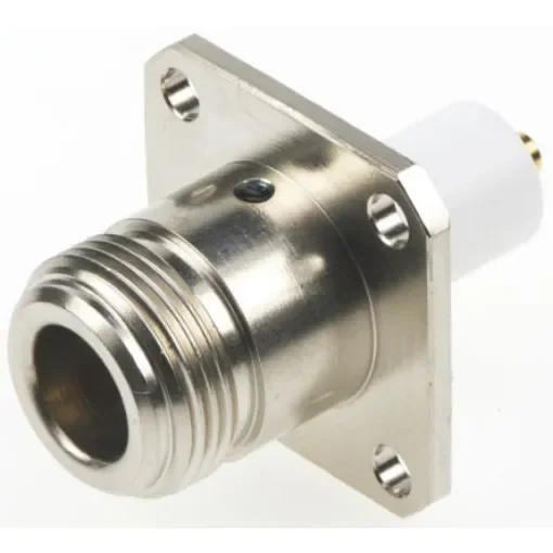 TE Connectivity, Jack Panel Mount N Connector, 50O, Solder Termination, Straight Body - 1057290-1 product image