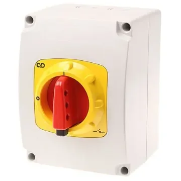 Craig & Derricott 6P Pole Isolator Switch - 40A Maximum Current, 18.5kW Power Rating, IP65 - SDP406EB/RS product image