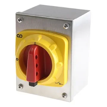 Craig & Derricott 3P Pole Isolator Switch - 63A Maximum Current, 30kW Power Rating, IP65 - SDS633/RS product image