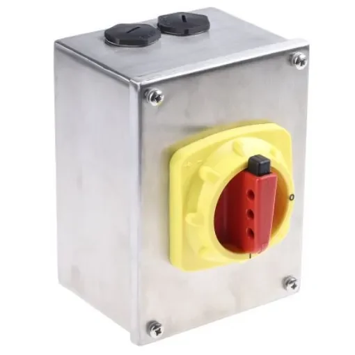 Craig & Derricott 3P+N Pole Isolator Switch - 63A Maximum Current, 30kW Power Rating, IP65 - SDS633N/RS product image
