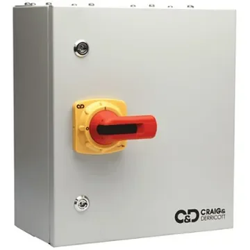 Craig & Derricott 3 + N Pole Isolator Switch - 63A Maximum Current - SDF41G00633N/RS product image
