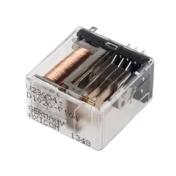 TE Connectivity PCB Mount Power Relay, 24V dc Coil, 5A Switching Current, DPDT - V23054D1020F104 9-1393812-3 product image