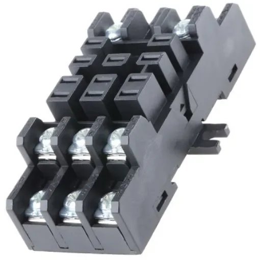 TE Connectivity 11 Pin 250V ac Panel Mount Relay Socket, for use with RM Series - RM78705 2-1393844-5 product image