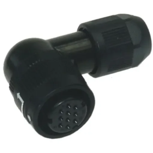 Hirose Circular Connector, 10 Contacts, Cable Mount, Miniature Connector, Plug, Female, IP67, IP68, HR34B Series - HR34B-12WLPK-10S product image