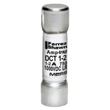 Mersen 1A Melamine Cartridge Fuse, 10 x 38mm - DCT1-2 product image