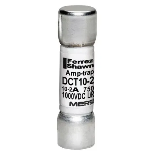 Mersen 10A Melamine Cartridge Fuse, 10 x 38mm - DCT10-2 product image
