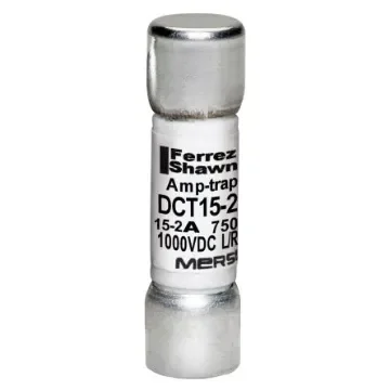 Mersen 15A Melamine Cartridge Fuse, 10 x 38mm - DCT15-2 product image
