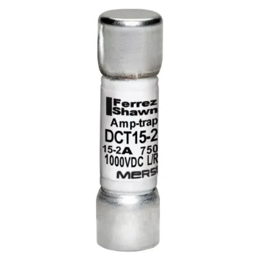 Mersen 15A Melamine Cartridge Fuse, 10 x 38mm - DCT15-2 product image