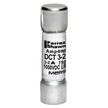 Mersen 3A Melamine Cartridge Fuse, 10 x 38mm - DCT3-2 product image