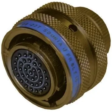 Souriau Sunbank by Eaton, 8LT, Copper Alloy 18 Way MIL Spec Circular Connector PlugBlack, Pin Contacts,Shell Size 15, - 8LT515B18PN product image