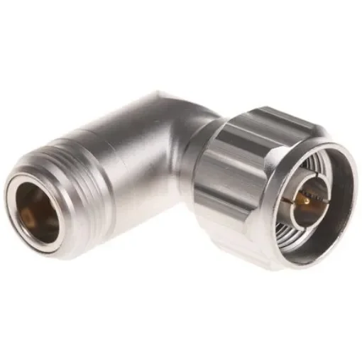 Huber+Suhner Right Angle 50O RF Adapter N Plug to N Socket 8GHz - 53_N-50-0-4/133_NE product image