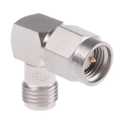 Huber+Suhner Right Angle 50O RF Adapter SMA Plug to SMA Socket 14GHz - 53_SMA-50-0-51/199_NE product image