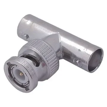 Huber+Suhner Tee 50O RF Adapter BNC Plug to BNC Socket - 43_BNC-50-0-1/133_NE product image