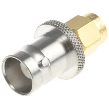 Huber+Suhner Straight 50O RF Adapter SMA Plug to BNC Socket 4GHz - 33_SMA-BNC-50-1/1--_NE product image