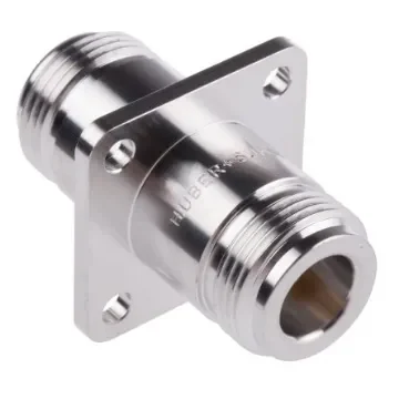 Huber+Suhner Straight 50O RF Adapter N Socket to N Socket 11GHz - 37_N-50-0-1/133_NE product image
