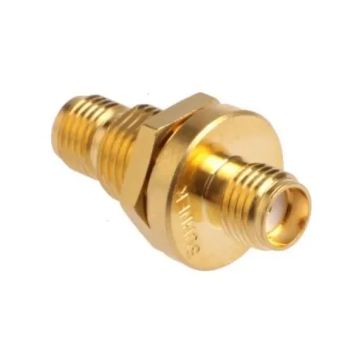 Huber+Suhner Straight 50O RF Adapter SMA Socket to SMA Socket 18GHz - 34_SMA-50-0-3/111_NE product image