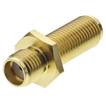 Huber+Suhner Straight 50O RF Adapter SMA Socket to SMA Socket 18GHz - 34_SMA-50-0-1/111_NE product image