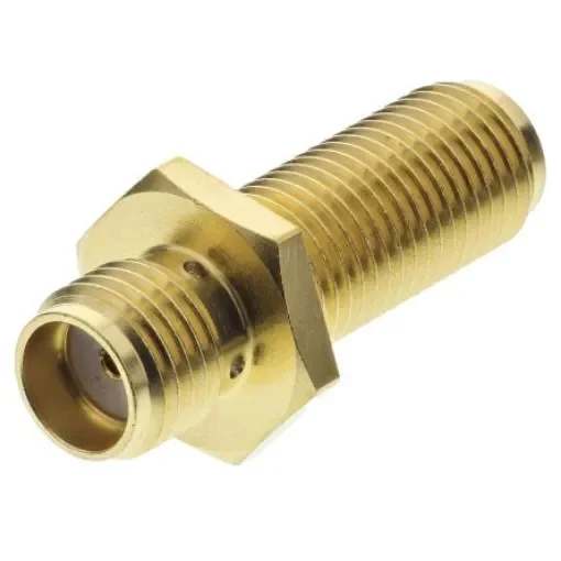 Huber+Suhner Straight 50O RF Adapter SMA Socket to SMA Socket 18GHz - 34_SMA-50-0-1/111_NE product image