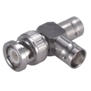Huber+Suhner Tee 50O RF Adapter BNC Plug to BNC Socket 4GHz - 45_BNC-50-0-2/133_NE product image