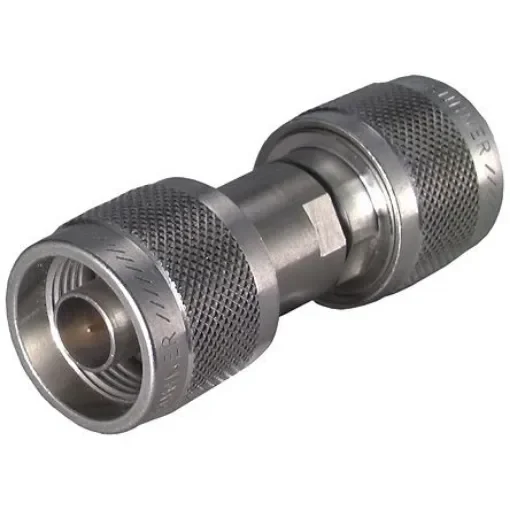 Huber+Suhner Straight 50O RF Adapter N Plug to N Plug 18GHz - 32_N-50-0-51/193_NE product image