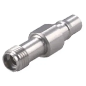 Huber+Suhner Straight 50O RF Adapter PC3.5 Socket to QMA Socket 18GHz - 31_PC35-QMA-50-1/199_NE product image