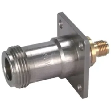 Huber+Suhner Straight 50O RF Adapter N Socket to SMA Socket 18GHz - 37_N-SMA-50-51/1--_NE product image