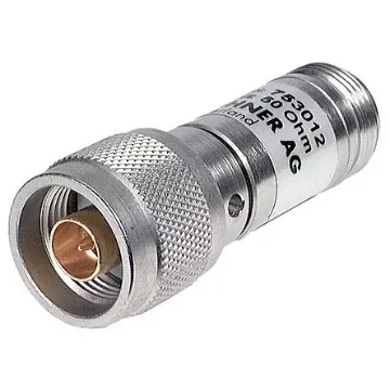 Huber+Suhner 50O RF Attenuator N Connector N Plug to N Socket 0.5 dB, 6 dB, Operating Frequency 12.4GHz - 6806.17.A product image